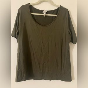 H&M olive top